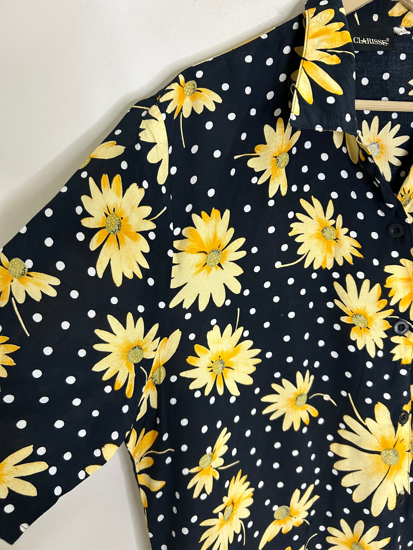 Sunflower Polka Dot Shirt