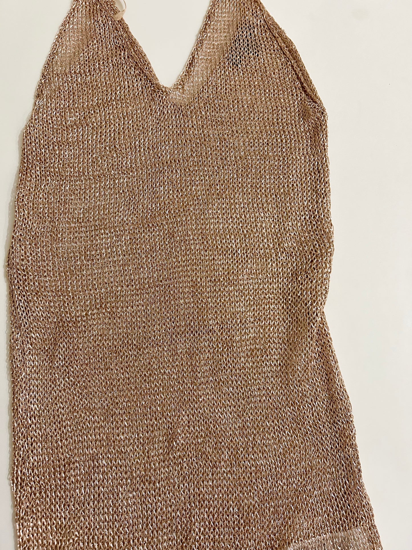 Knitted Metallic Dress