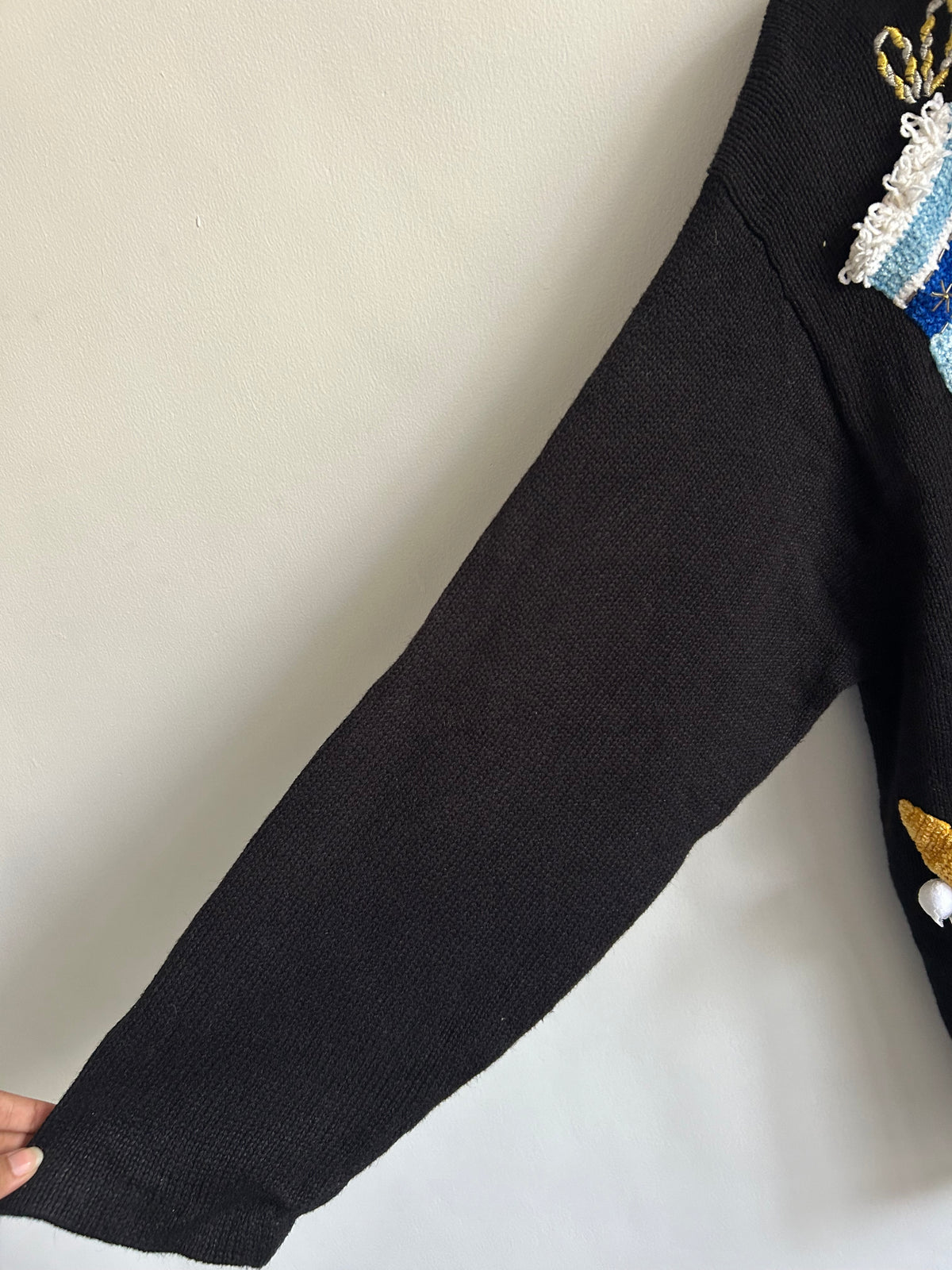 Victoria Woman Gloves Sweater