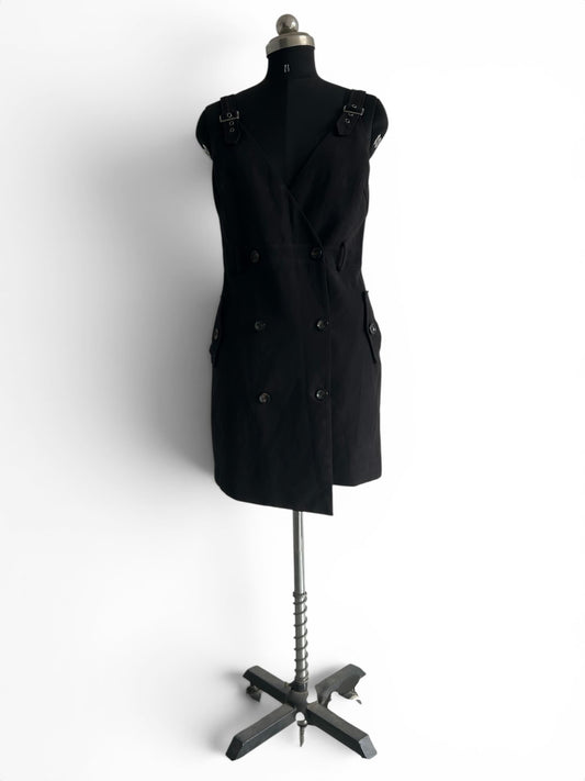 Black Waistcoat Dress