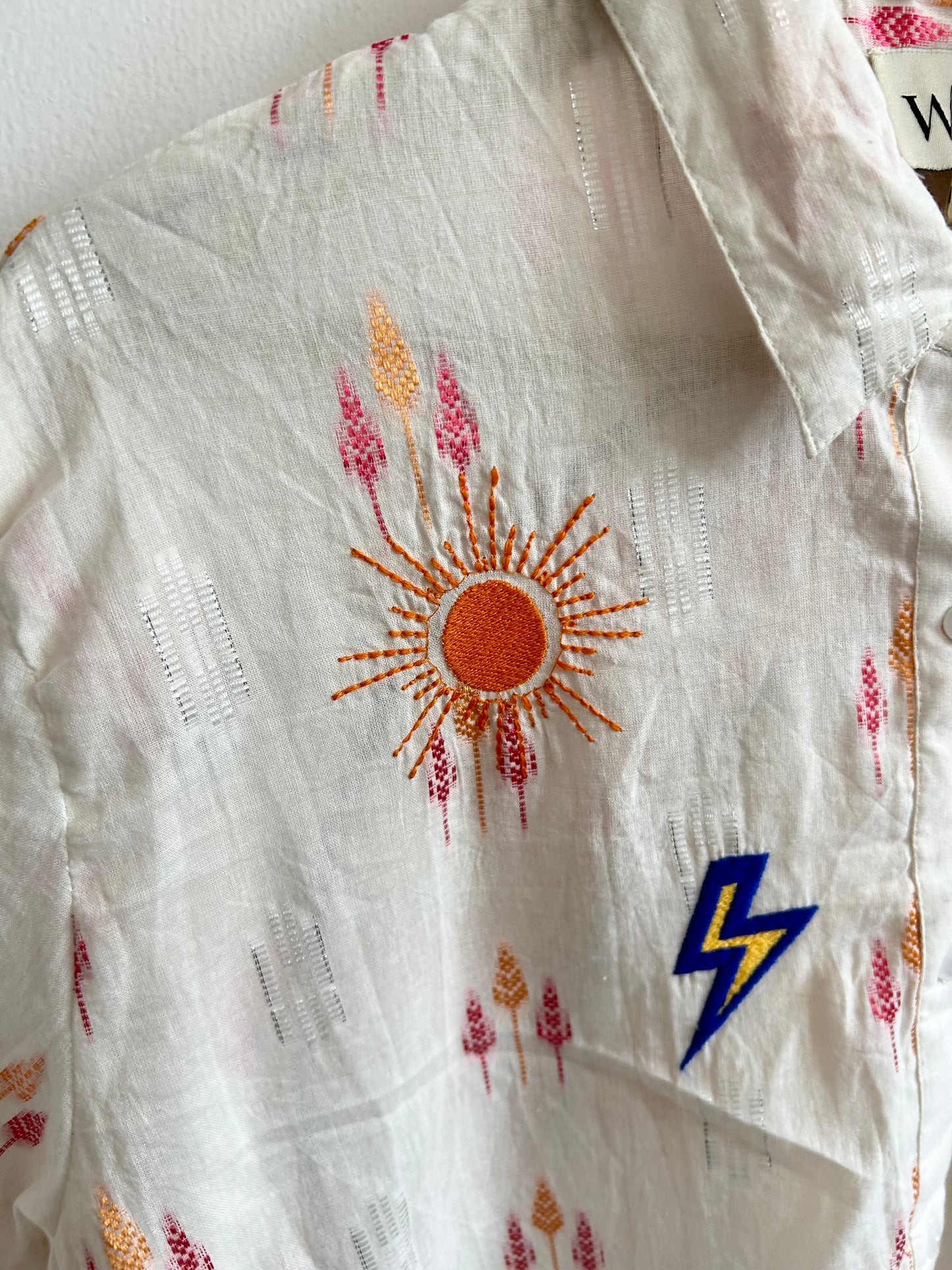 Cotton Embroidered Shirt