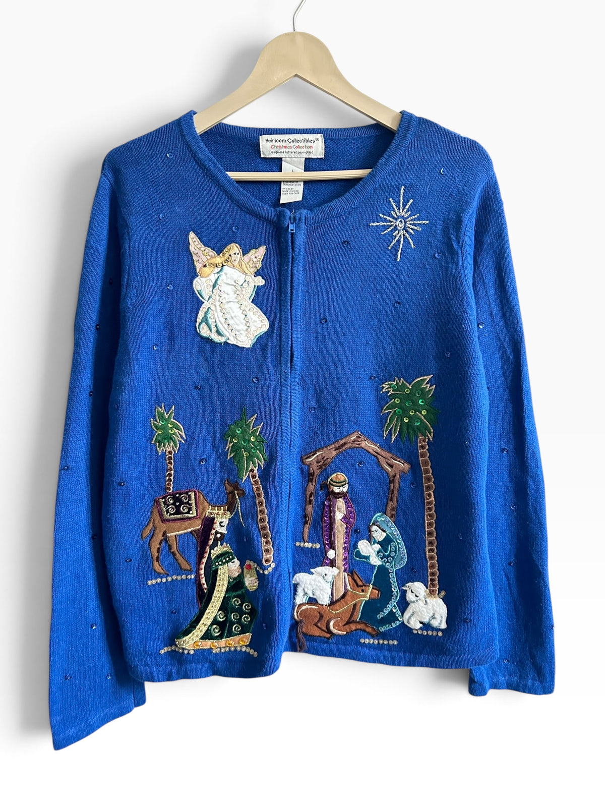 Vintage Arabic Scene Cardigan