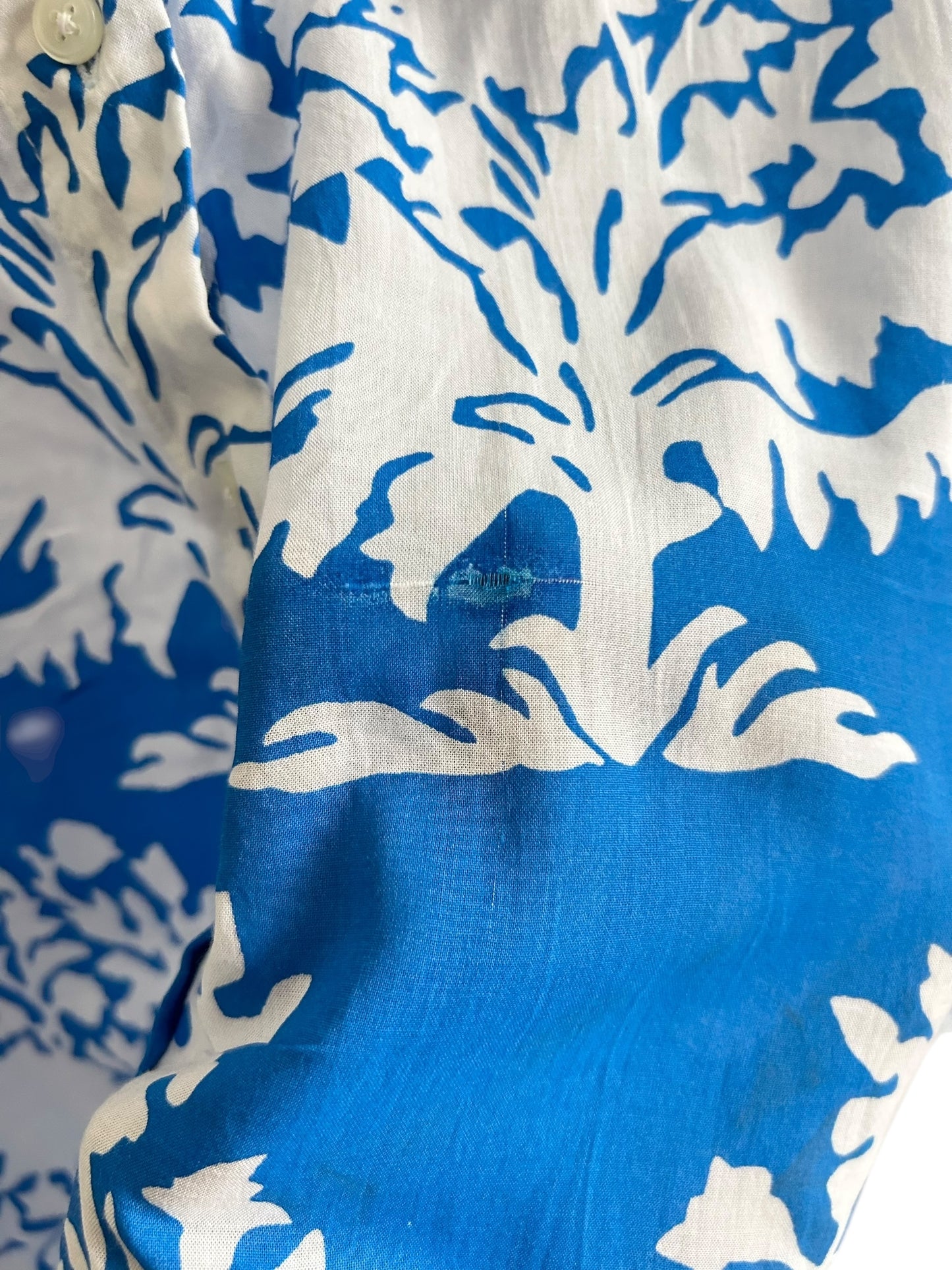 Blue Printed Shirt