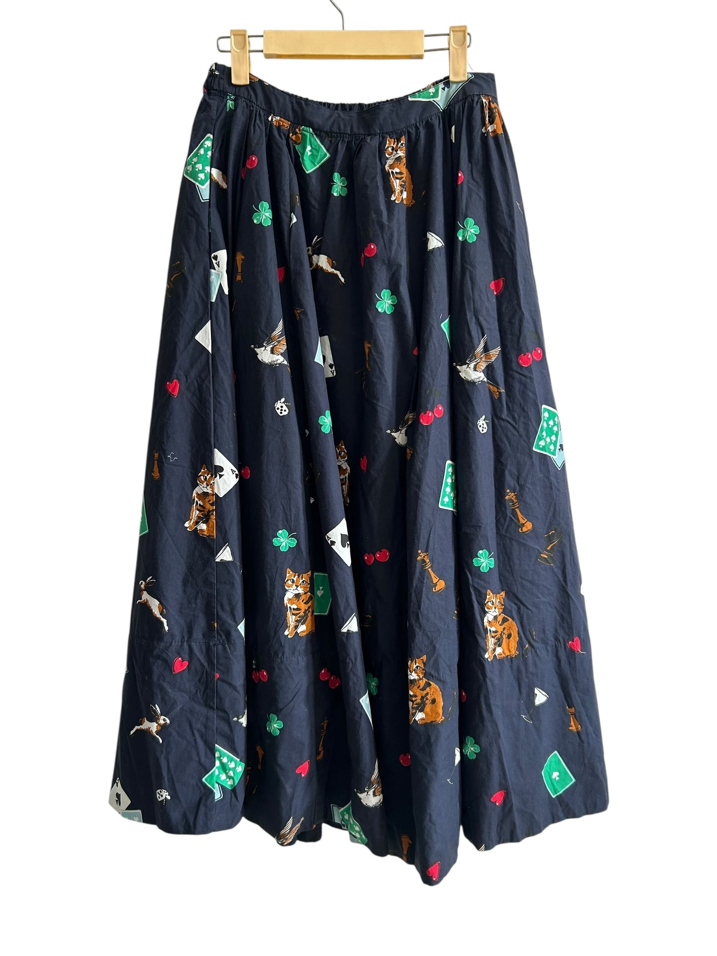 Poplin Printed Skirt