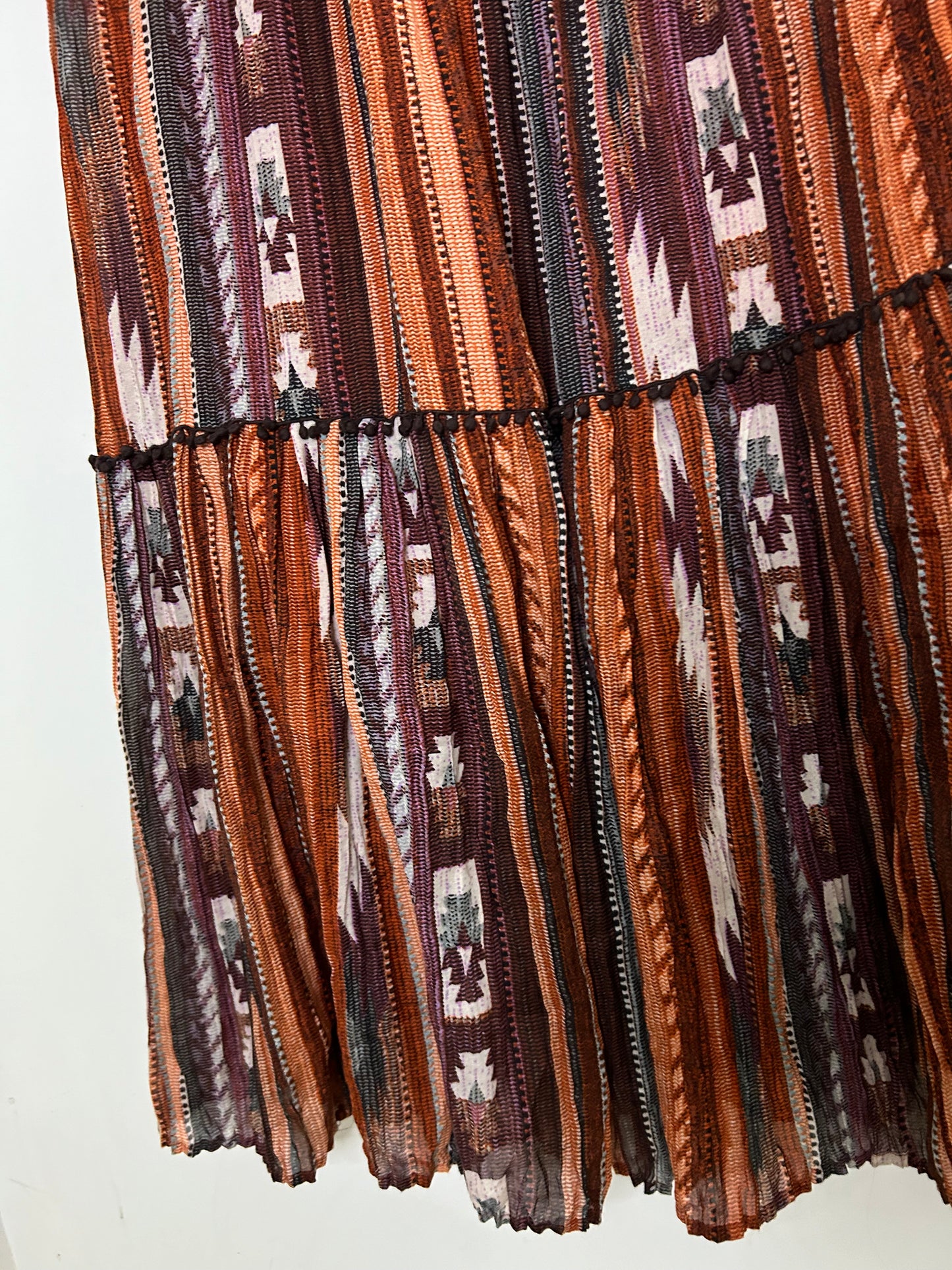 Paisley Print Skirt