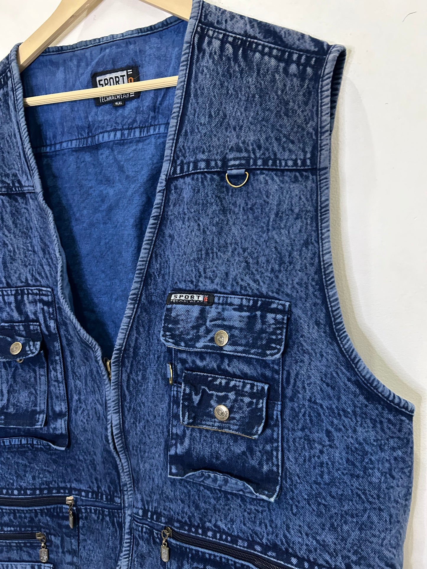 Denim Utility Vest