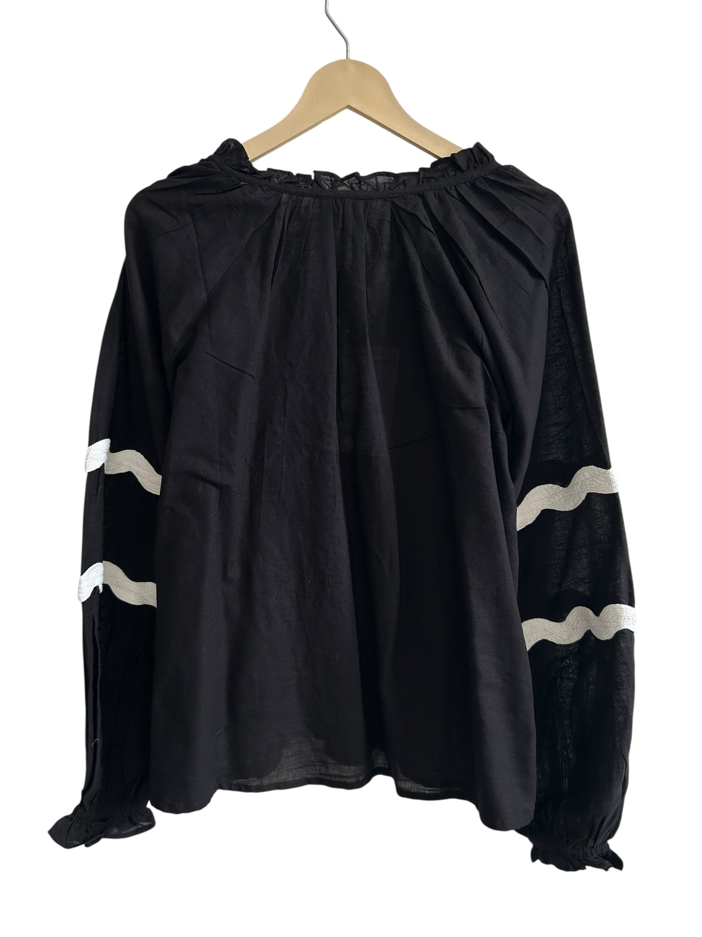 Boohoo Black Cotton Top