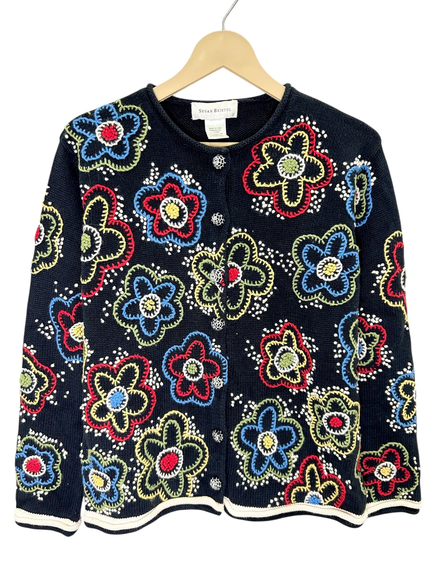 Susan Bristol Embroidered Sweater