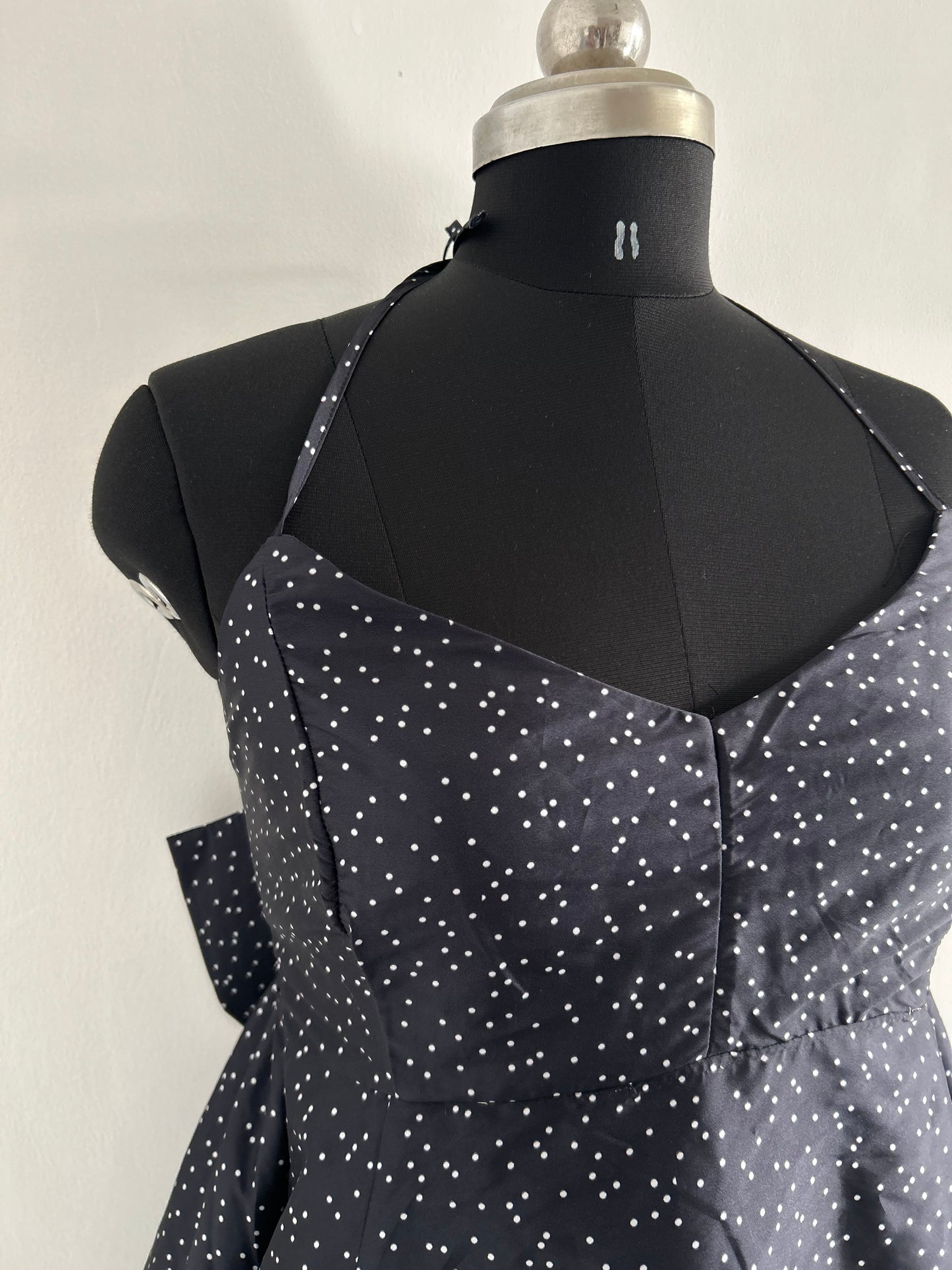 Polka Dot Back Bow Dress
