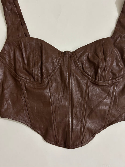 Brown Corset Top