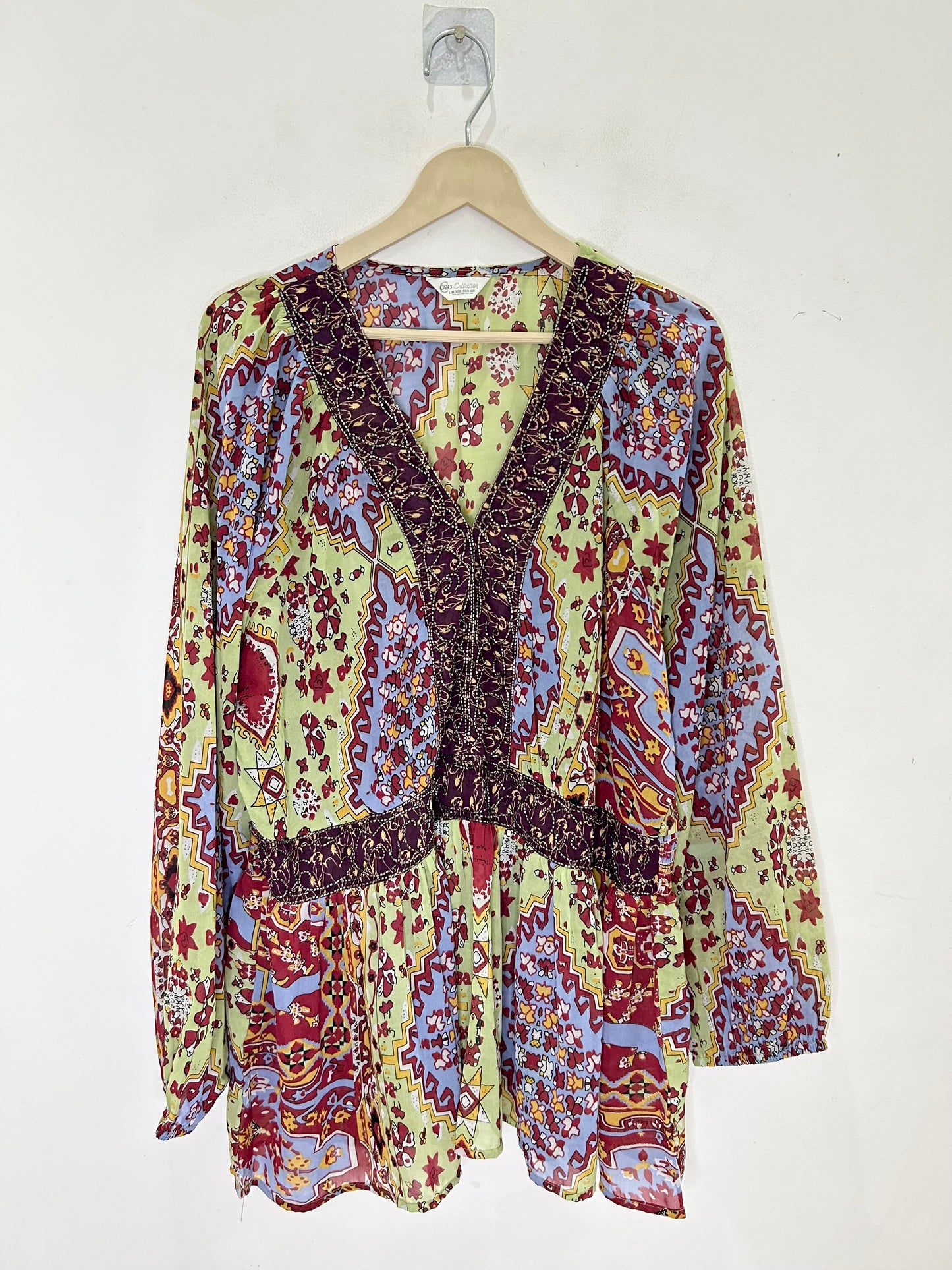 Boho Embellished Top