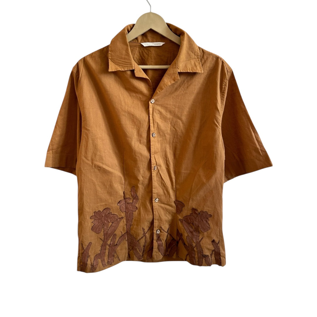 Brown Cotton Shirt