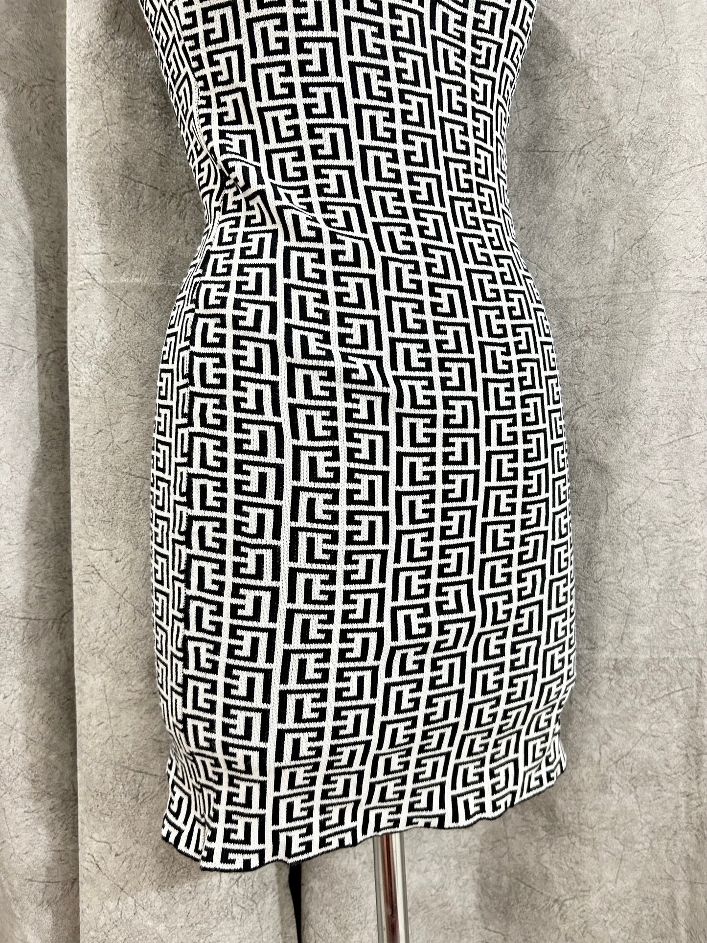 Abstract Printed Dress