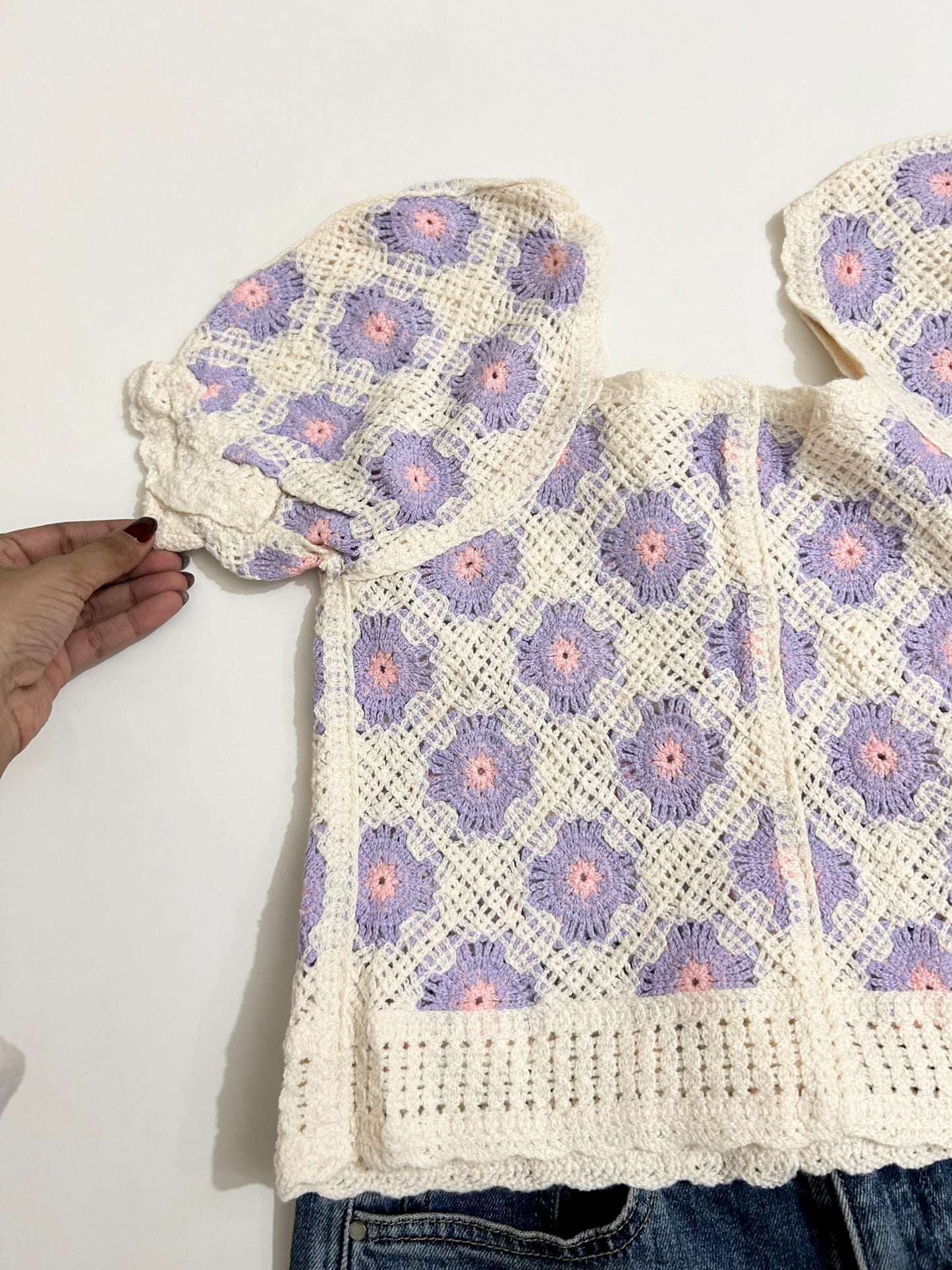 Lavender Puff Sleeve Top