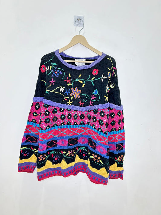 Fully Embroidered Cardigan