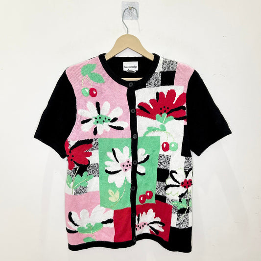 Floral T shirt Vest
