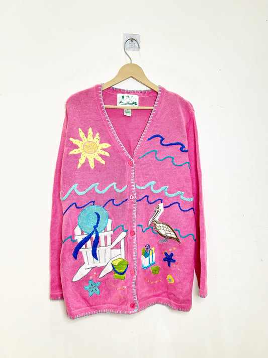 Flamingo Beach Cardigan