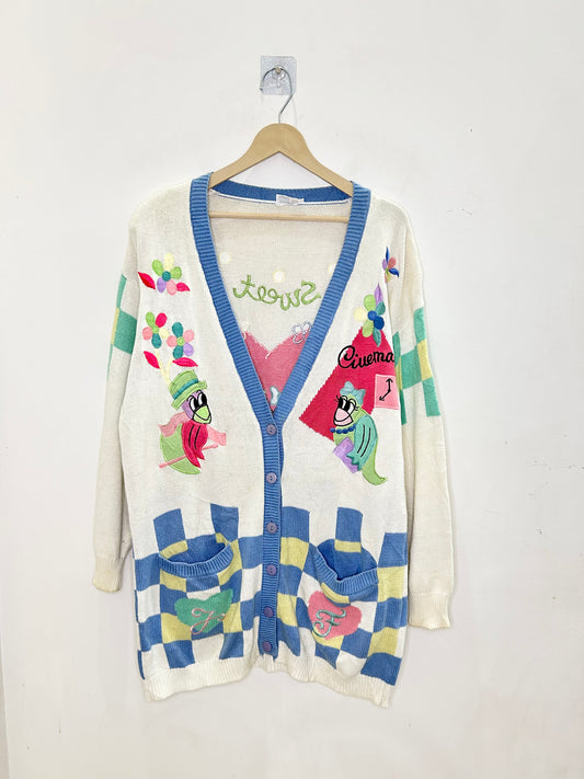 Pastel Birdy Cardigan