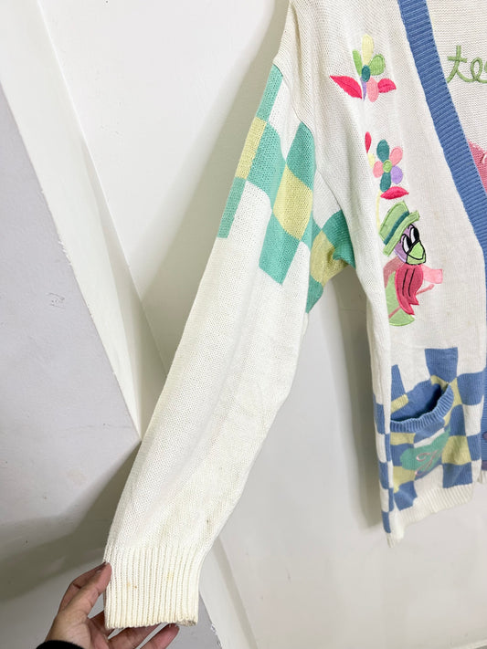 Pastel Birdy Cardigan