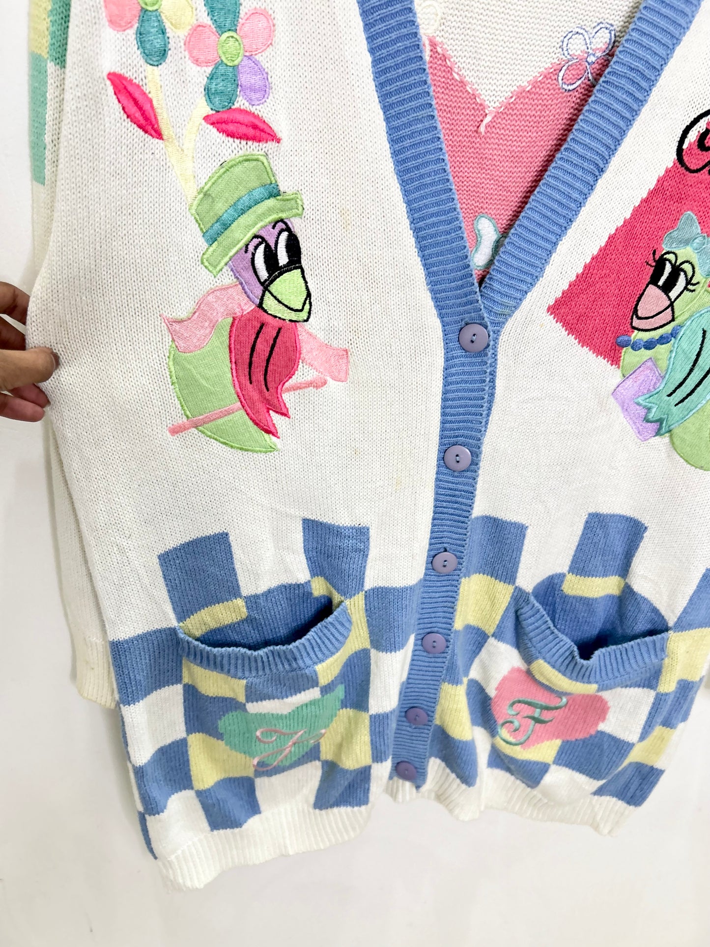 Pastel Birdy Cardigan