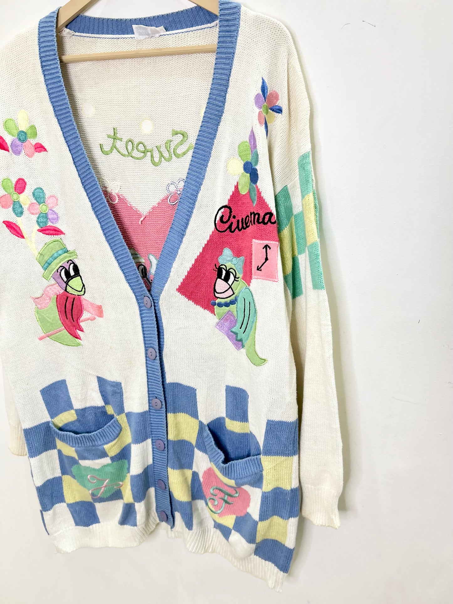 Pastel Birdy Cardigan