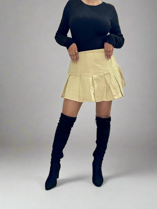 Beige Tennis Skort