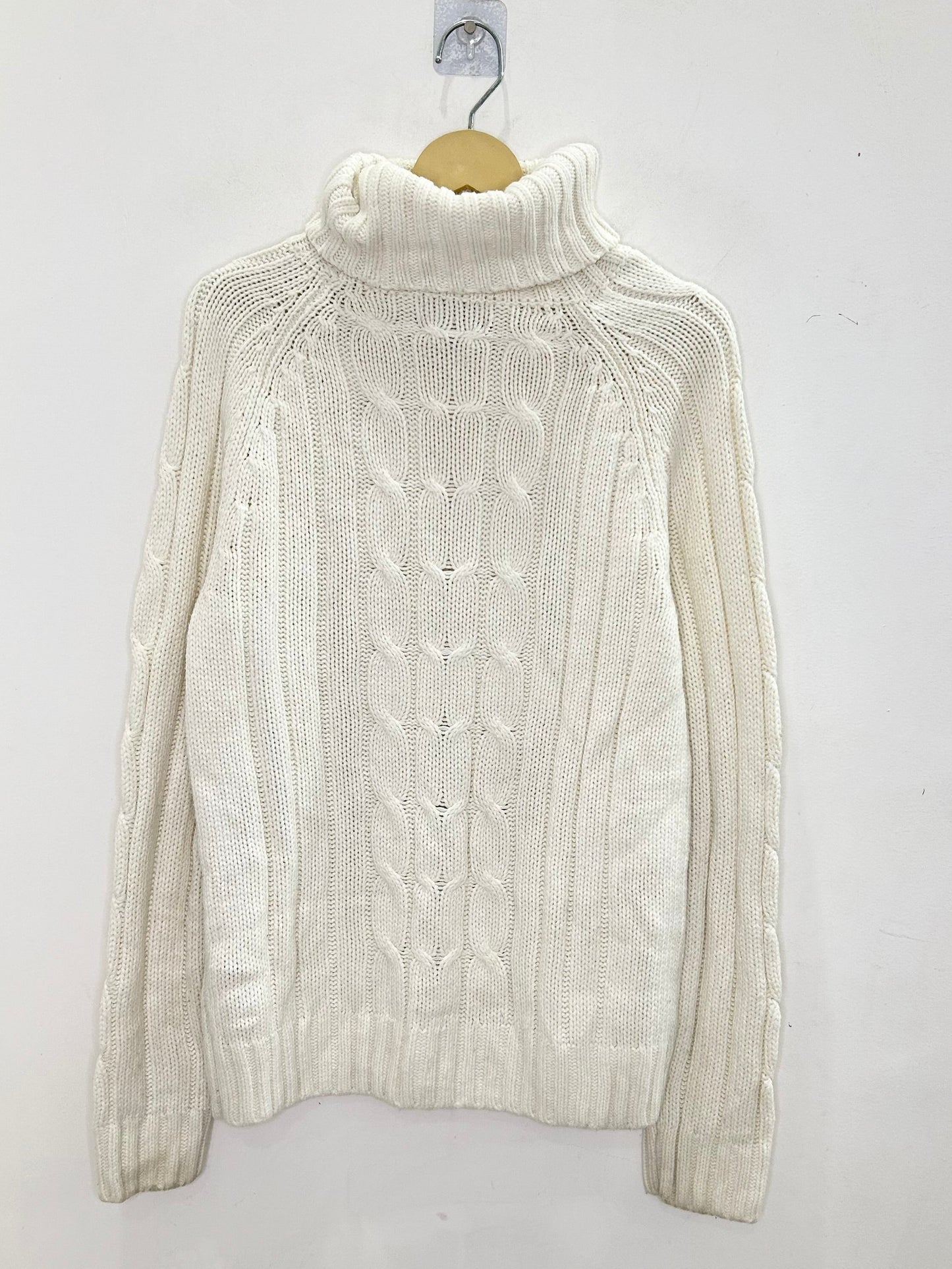 White Turtleneck Sweater