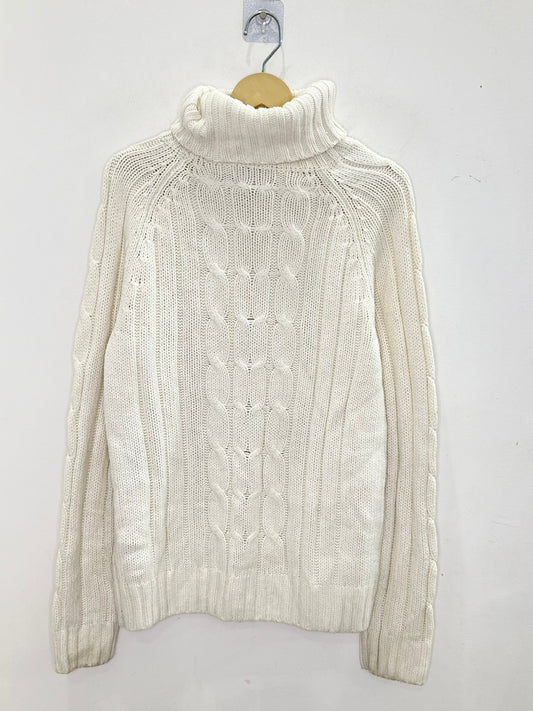 White Turtleneck Sweater