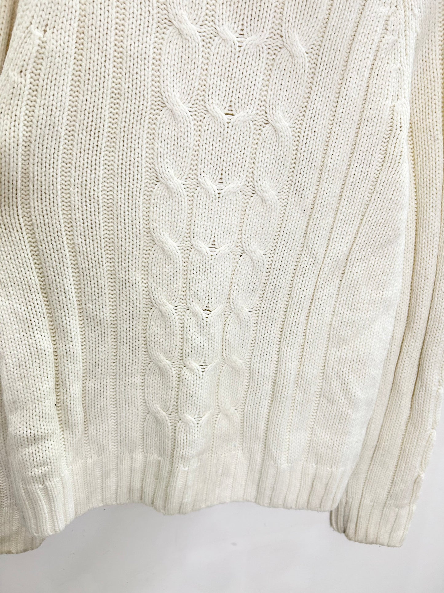 White Turtleneck Sweater