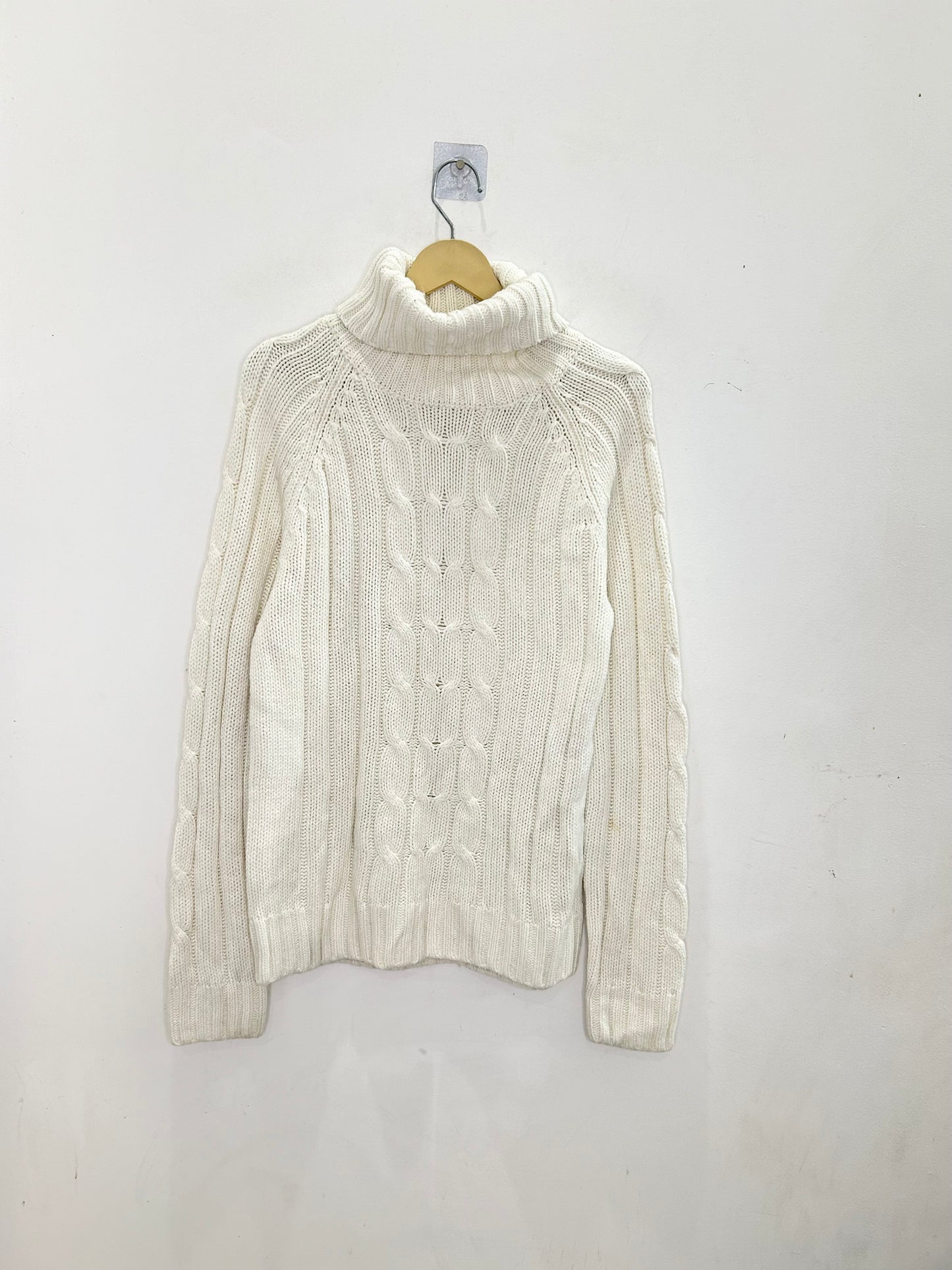 White Turtleneck Sweater