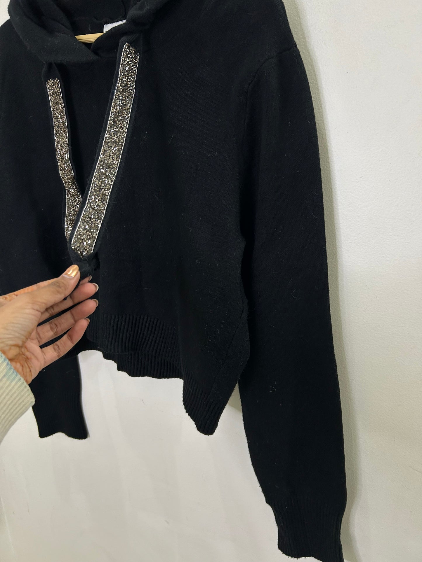 Black Hoodie Sweater