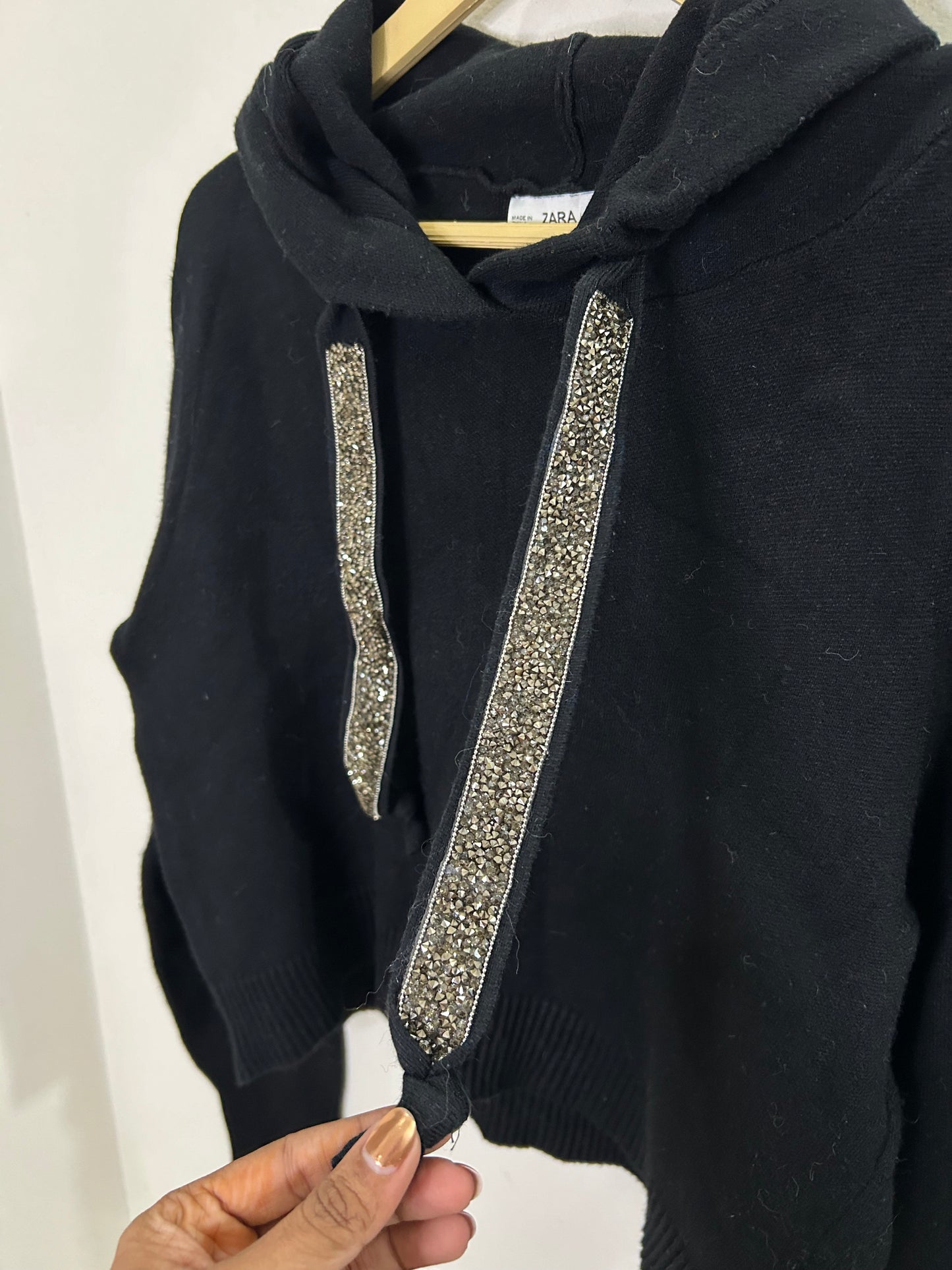 Black Hoodie Sweater