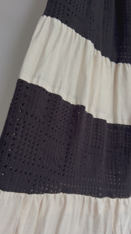 Crochet B&W Skirt